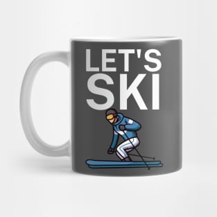 Lets ski Mug